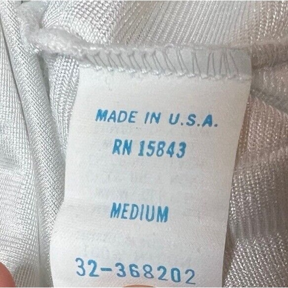 Vintage Ashely Ames Light Blue Maxi Front Tie Robe Nightgown Housecoat Medium - Picture 12 of 13